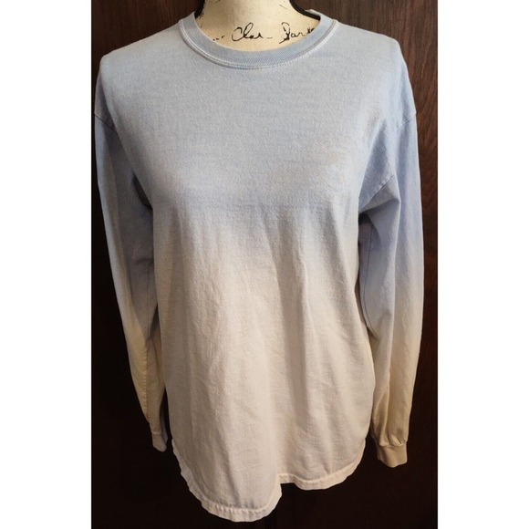 Ron Jon Surf Shop Tops - Ron Jon Womens Medium Surf Shop Fort Meyers Ombre Long Sleeve T Shirt Tee Crop